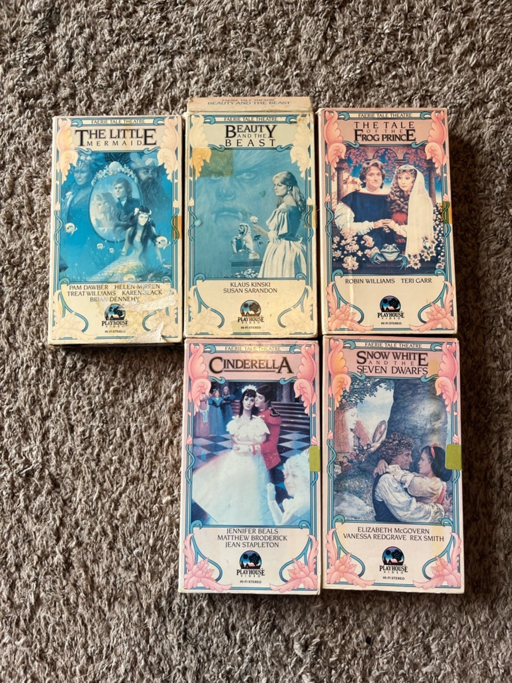 Vintage Fairytale VHS Box Set - Shelly Duvall and others